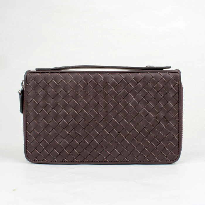 Bottega Veneta intrecciato leather document ase 1155020 brown